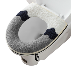 Tất cả các mùa Flushable thân thiện với môi trường 2 lớp di động nhà vệ sinh chỗ ngồi Bìa dính không thấm nước mùa đông ấm áp nhà đệm phổ phù hợp - Product Image 1