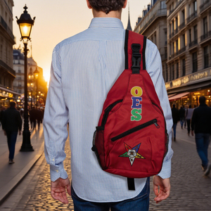 Màu đỏ oes ngực sling Túi nữ sinh Tình Huynh Đệ Crossbody Ba lô thứ tự của đông sao túi - Product Image 3