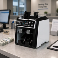 Mesin Penghitung Uang Terbaru CIS Mixed Denomination Portable untuk Menghitung Uang USD AL-950