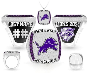 2026 Personalized Custom logo Gold Silver Enamel Sports Metal Championship <b>Rings</b> - Product Image 3