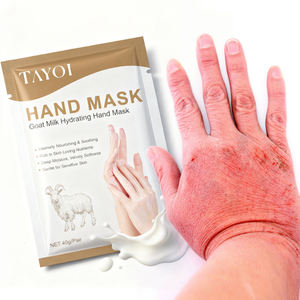Private Label Natürliche Milchsäure Glättende Handmaske Langanhaltende Feuchtigkeit Seidiges Finish Aufhellende Ziegenmilch-Handmaske - Product Image 1