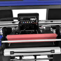 Textiel Pet Transfer Film Printmachine Xp600 Commerciële UV LED DTF Rolprinter Crystal 60cm met Laminator