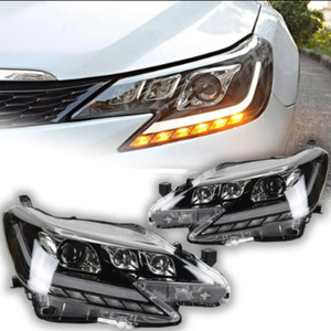 Feux de voiture pour Toyota Mark <span class=keywords><strong>X</strong></span>, lentille de projecteur de phare 2014-2021, phare dynamique Reiz, phare LED, feux de jour DRL, pièce automobile - Product Image 1