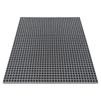 Grille en plastique renforcé de fibres de verre, utilisée pour plateforme d'accès, marche d'escalier, couverture de passerelle, pont de bateau, plancher de passerelle