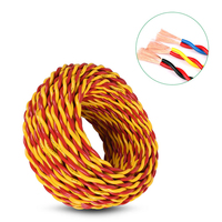 Câble électrique torsadé multicolores en cuivre de 24 AWG, plusieurs tailles