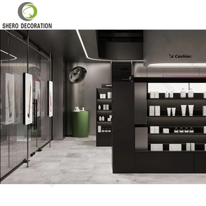 Boutique Skincare & Cosmetic Shop Decoration Ideas Customized High Quality <b>Makeup</b> Counter Display Luxury Skincare Display Cabine - Product Image 5