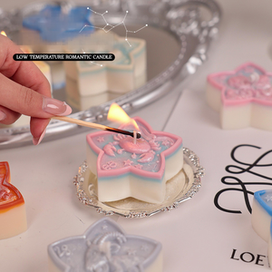 Bougies d'aromathérapie artisanales en cire de soja, vente en gros d'usine, pour les 12 signes du zodiaque, ambiance romantique et cérémonielle à basse température - Product Image 2