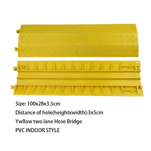 หน้าแรกสายเคเบิลป้องกันถนนโคก PVC One Way Bump PVC ในร่มท่อ<span class=keywords><strong>ส</strong></span>ะพาน - Product Image 5