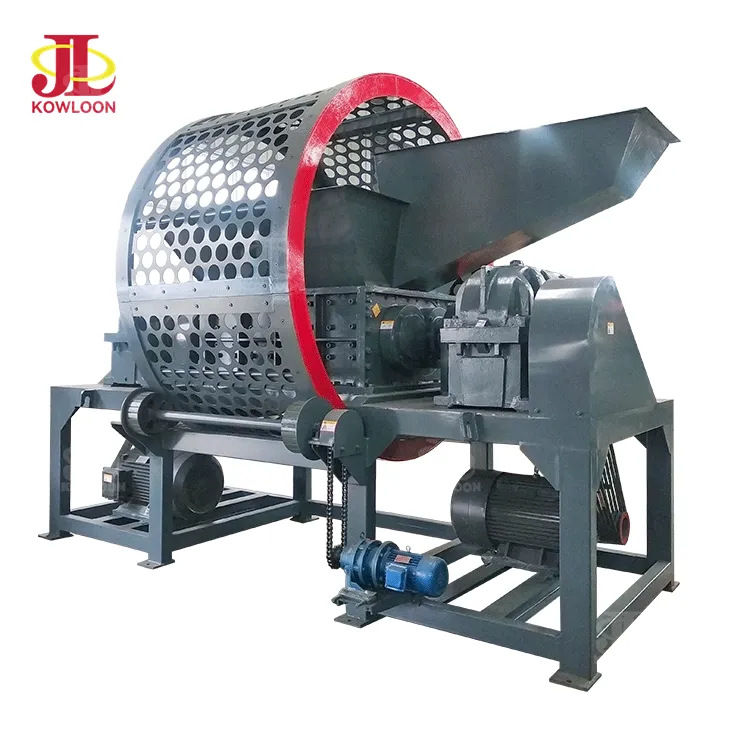 Nhà sản xuất chuyên nghiệp kowloon xe máy nghiền cao su lốp Shredder