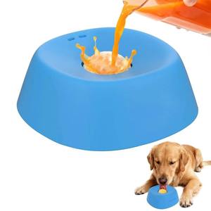 Plastic Liquid Treat <b>Dog</b> Lick <b>Ball</b> Bowl Portable Engaging Interactive Slow Feeder Pet Bowls - Product Image 2