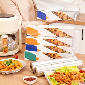 Rollo de Papel de Aluminio de Grado Alimenticio 8011 Personalizado de Fábrica, Papel de Aluminio Doméstico para Envasado y Cocina - Product Image 4