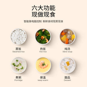 Boîte à lunch électrique Life Element 2L, contrôle numérique, multifonction, cuisson à la vapeur pour les employés de bureau - Product Image 5