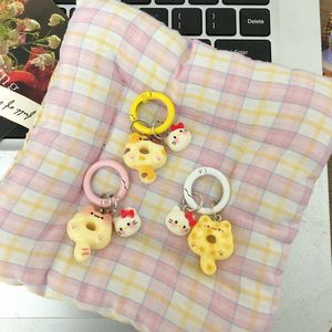 Porte-clés original et mignon en forme de chaton siamois, boucle en plastique, style Ktins, à suspendre pour sac d'école, pendentif pour écouteurs pour étudiants - Product Image 5