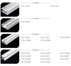 80 20 profil aluminium harga rendah tabung aluminium berlapis bubuk 6063 t6