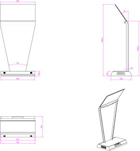 Écran tactile capacitif incurvé transparent haut de gamme de 30 pouces, 10 points, système Android/Windows en option, affichage VTS-SZ3 - Product Image 6