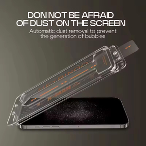 Protecteur d'écran transparent anti-rayures 9H HD pour iPhone 17 16 15 Pro <span class=keywords><strong>Max</strong></span> 14 13 12 Pro Cadre d'alignement sans poussière Installation facile - Product Image 4