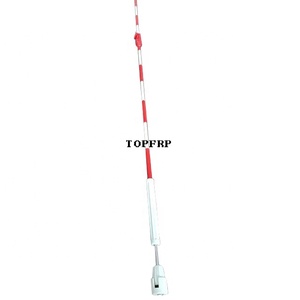 Red de Voleibol de Fibra de Vidrio Resistente con Antenas Rojas y Blancas y Abrazaderas - Product Image 1