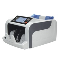 Compteur de billets électrique intelligent, machine à compter l'argent multi-devises, batterie, écran LCD de haute qualité
