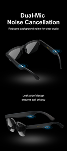 Lunettes Intelligentes IA AG02 avec Caméra HD 800W, Transfert Wi-Fi, Contrôle par Gestes ChatGPT, Traduction IA et Photographie - Product Image 6
