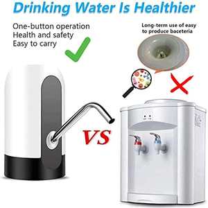 Mini Dispenser d'<span class=keywords><strong>Acqua</strong></span> Elettrico Ricaricabile USB per Bottiglie da 5 Galloni, Pompa Automatica Portatile - Product Image 3