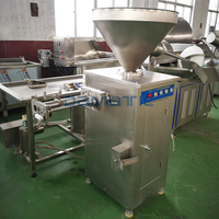 Haute Capacité Trémie Commercial Végétarien Poulet Boeuf Saucisse Bratwurst Clips De Remplissage Liaison Faisant La Machine Afrique Du Sud