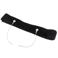 Ceinture élastique conductrice Konmed TENS EMS en fibre d'argent pour appareil de stimulation basse fréquence et ceinture de massage
