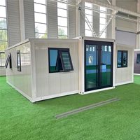 Maison mobile préfabriquée extensible de 20 pieds avec 2 chambres à coucher, résistante aux ouragans et imperméable, à prix avantageux, à vendre