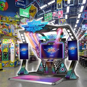 เครื่องเล่นเกมเต้นรำอาร์เคดขนาดใหญ่ จอแสดงผลความละเอียดสูง แสงไฟ LED สร้างบรรยากาศสมจริง เอฟเฟกต์เสียง ใช้เหรียญ - Product Image 5
