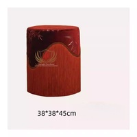 HJ HOME Tabouret de salon, tabouret de maquillage, repose-pieds, pouf à franges, fauteuil de salon, petit tabouret rond, ottoman