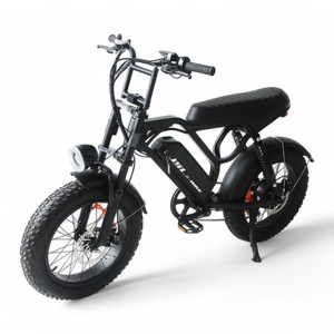 Bicicleta Eléctrica Híbrida con Llantas Gruesas y Frenos Hidráulicos V8 V20 E7, Disponible en Almacenes de la UE, Modelo JSL039FR, Bicicleta Clásica JSL039FR - Product Image 3