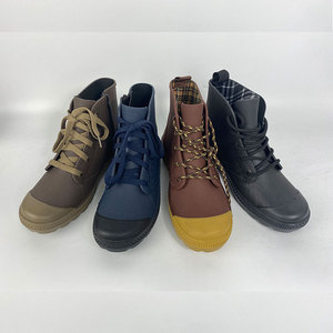 אופנה נשים pvc pvc עמיד למים שרוכים נעלי בית מגפי גשם לקרסול הקיץ הסיטונאי לנשים - Product Image 5