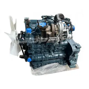 المحرك الديزل الكامل V3307 الأكثر مبيعًا من شركة Kubota مزود بشاحن توربيني لقطع غيار المحرك