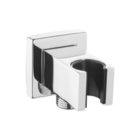 Accessoires en acier inoxydable 304 de haute qualité pour robinet de douche support de connecteur de douche à main carré support de Base salle de bain