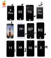 100% test haute qualité téléphone portable Lcd écran tactile remplacement pour Iphone 6s 6P 6G 6SP 7P 8 8P X Xr XS MAX écran LCD