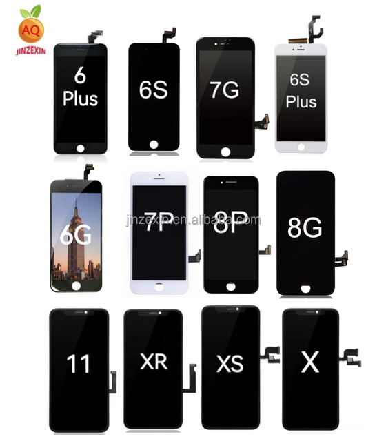 100% test High Quality Mobile Phone Lcd Touch Screen Display Replacement for Iphone 6s 6P 6G 6SP 7P 8 8P X Xr XS MAX LCD Screen