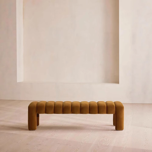 <span class=keywords><strong>Banco</strong></span> de Pie Tapizado en Terciopelo con Estilo Moderno <span class=keywords><strong>para</strong></span> Sala de Estar, Reposapiés <span class=keywords><strong>para</strong></span> el Hogar, Apartamento, Hotel, Hospital, Baño - Product Image 1