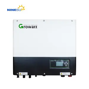 Inverter ibrido trifase Growatt sistema ibrido domestico Standard europeo 6kw 8kw 10kw Inverter di conversione solare DC ad alta efficienza