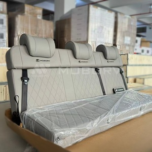 Silla Rodante de Cuero PU Moderna de <span class=keywords><strong>Dos</strong></span> Vías <span class=keywords><strong>para</strong></span> 2 Personas, Marca MOBORV, <span class=keywords><strong>para</strong></span> Autocaravanas, Coches y Kits de Conversión de Caravanas - Product Image 2