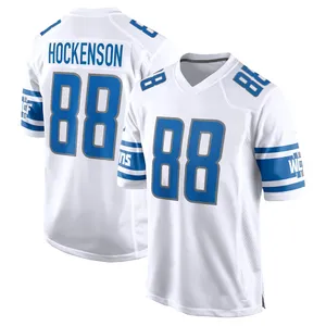 Maglia da Football americano cucita all'ingrosso maglia da uomo blu della squadra USA #33 johnson #9 jameson Williams #20 Sanders