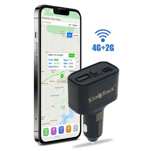 4G Sinotrack <span class=keywords><strong>GPS</strong></span> Tracker 4G ST-909L Với Ô Tô Thuốc Lá Nhẹ Hơn Kép USB Thiết Bị Theo Dõi - Product Image 1
