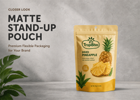 Sachet d'emballage alimentaire personnalisé imprimé en usine, refermable, mat, avec fermeture éclair et soufflet inférieur, vente en gros OEM