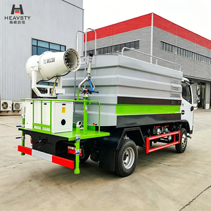 Camion pulvérisateur d'eau HEAVSTY <span class=keywords><strong>Euro</strong></span> 6 Diesel Automatique Neuf Dongfeng D6 5m pour le nettoyage des rues, utilisation multifonctionnelle - Product Image 4