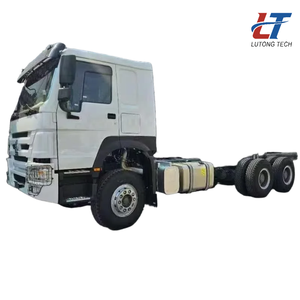Chasis de Camión Usado de Servicio Pesado Sinotruk Howo Diésel 6x4 con Motor Weichai, Emisión Euro 3, Tractor con Dirección Izquierda, Capacidad de Carga de 21-30T - Product Image 1