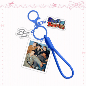 Llavero de Santos Bravos con capa gruesa de acrílico, colgante con foto HD de DREW, GABI, KENNETH, ALEJANDRO, cordón para fans, regalo. - Product Image 3