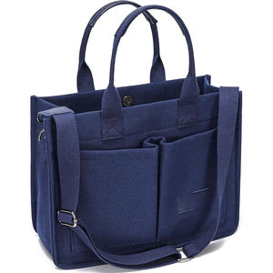 Échantillon gratuit, vente en gros d'usine, sacs fourre-tout pour femmes, grands, imperméables, populaires, sacs de plage en toile - Product Image 3