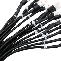 Produsen JST GH SM harnes kabel komunikasi kustom 2 Pin kawat Harness rakitan kabel Molex XH elektronik PTFE PBT