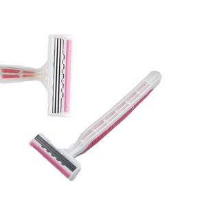 Maquinillas de Afeitar Desechables de Triple Hoja de Acero Inoxidable con Mango de Goma, Marca SOLINSHAVE <span class=keywords><strong>para</strong></span> Hombre, Empaque en Bolsa o Blister - Product Image 2