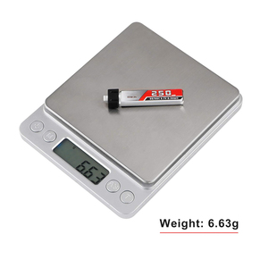 แบตเตอรี่1S Lipo 4ชิ้น3.7V 250mAh 30C ใบมีดตัวเชื่อมต่อแบบเหนี่ยวนำ Micro JST 1.25สำหรับโดรนแข่งขัน FPV ผลิตในประเทศจีน - Product Image 5