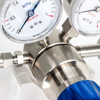 Promotion : Régulateur de Pression de Laboratoire Monostade KLF S01-01 en Acier Inoxydable SS316L pour Gaz Semi-conducteurs, GPL, Propane, Hélium, Argon – Max 3000 PSI