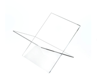 Support de présentation de bureau en acrylique transparent pour magazines, fabriqué en Chine